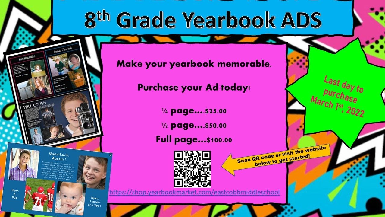 8th Grade Yearbook Ads